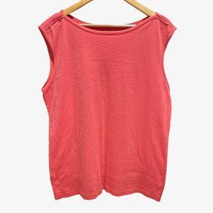 Eddie Bauer Women's Tank Top Size 2XL Sleeveless Tee Boat Neck